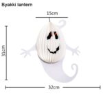 3 unids / set creativo divertido Halloween fantasma murciélagos araña colgante decoración de papel y accesorios de terror - Imagen 2