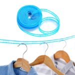 10 cuerdas para tender la ropa a prueba de viento para exteriores, interiores, viajes en casa, camping, lavandería, secado, longitud: 5 m
