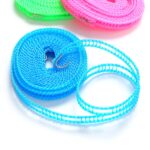 10 cuerdas para tender la ropa a prueba de viento para exteriores, interiores, viajes en casa, camping, lavandería, secado, longitud: 5 m - Imagen 3