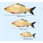 Simulación Juguete de pescado Funny Gat Toy Fish Caterino rascado Postón Juguete, tamaño medio: 41.0 x 13.5 x 9.0 cm - Imagen 4