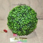Artificial Aglaia Odorata Planta Bola Topiary Evento de boda Hogar Decoración al aire libre Adorno colgante, Diámetro: 6.7 pulgadas - Imagen 2