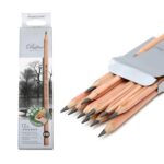 12 Uds dibujo escritura boceto lápiz de madera lápices de grafito artístico HB preafilados - Imagen 2