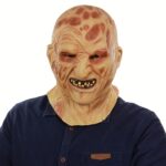Festival de Halloween Fiesta Látex Burn Mascarilla Esqueleto Máscara asustada Sombrero