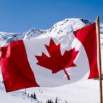 Material de poliéster Bandera de Canadá, tamaño: 150 * 90 cm