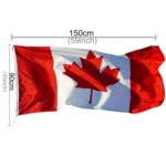 Material de poliéster Bandera de Canadá, tamaño: 150 * 90 cm - Imagen 2