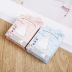25 cajas de almohadillas de soplo de algodón faciales de maquillaje fino suave desechable de venta, embalaje de cartón