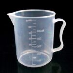 Frasco de plástico PP de sección delgada de 500ml, taza medidora Digital, escala cilíndrica, herramientas de laboratorio de vidrio para medir, 500ml Measuring Cup