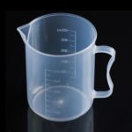 Frasco de plástico PP de 500ml, taza medidora Digital, escala cilíndrica, herramientas de laboratorio de vidrio para medir, 500ml - Imagen 2