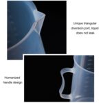 Frasco de plástico PP de 500ml, taza medidora Digital, escala cilíndrica, herramientas de laboratorio de vidrio para medir, 500ml - Imagen 4