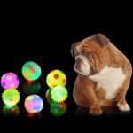 Bolas de juguete para perros para mascotas Color Pet bola intermitente Bola elástica de elástica Bola de juguete de perro Jubier