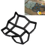 Molde manual de cemento para camino, molde de plástico, molde para pavimento de jardín DIY