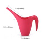 Pote de riego de boca larga con aspersor de plástico, capacidad: 1.0L, entrega de color al azar - Imagen 2