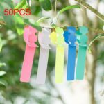 50 PCS Etiqueta impermeable Etiqueta floral para plantas Etiqueta que cultiva un huerto, Entrega aleatoria de colores