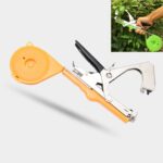 Herramienta de cinta agrícola, máquina de atado manual, herramienta de cinta para plantas de jardín, máquina encintadora, máquina de cinta adhesiva, Adhesive Tape Machine(Yellow)