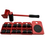 Kit de toboganes para levantar y mover muebles pesados para el hogar, 4 rodillos y elevador de muebles, juego de transporte