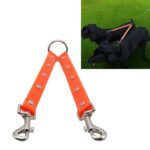 Material de TPU Perros domésticos 2 en 1 Cuerda de tracción sin enredos Correa doble para caminar para perros, Longitud: 25 cm, 2 in 1 (Black), 25 cm (Orange), 25 cm (Green), 2 in 1 (Red), 2 in 1 (Yellow)