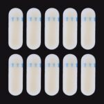 10 PCS Cuidado de los pies Piel Hidrogel Analgésico Yeso Ampollas Protector de talón deslizante Tamaño: 20x60cm