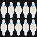 10 PCS Cuidado de los pies Piel Hidrogel Analgésico Yeso Ampollas Protector de talón antideslizante Tamaño: 28x69cm