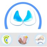 5 pares de plantillas de gel para niños Plantillas de soporte de arco ortopédico para zapatos infantiles Almohadillas correctoras para pies planos Plantilla para bebés y niños pequeños, tamaño: L - Imagen 3