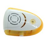 Repelente de plagas de insectos antimosquitos, ondas electromagnéticas ultrasónicas electrónicas de 6 W con luz, enchufe de la UE, CA 90-240 V, entrega de colores aleatorios, UK Plug Yellow - Imagen 3