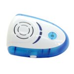 Repelente de plagas de insectos antimosquitos, ondas electromagnéticas ultrasónicas electrónicas de 6 W con luz, enchufe de la UE, CA 90-240 V, entrega de colores aleatorios, US Plug Blue - Imagen 3