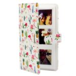 Flamingo Cactus Pattern 3 pulgadas DIY PU Mini Creatividad Insertar Tipo 32 páginas Exquisito álbum de fotos para Polaroid