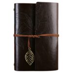 Cuaderno de diario de viaje de hojas sueltas con patrón de hojas de otoño retro creativo, tamaño: L, L - Imagen 2