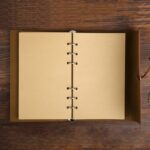 Cuaderno de diario de viaje de hojas sueltas con patrón de hojas de otoño retro creativo, tamaño: L, L - Imagen 4