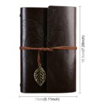Cuaderno de diario de viaje de hojas sueltas con patrón de hojas de otoño retro creativo, tamaño: S, S - Imagen 3