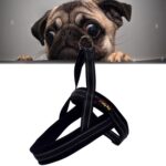 Perros de compañía A7 Arnés de pecho de poliéster reflectante Correa de plomo Tracción Collar de cuerda de cadena de seguridad para perros grandes, Tamaño: M, 2.5 * 60 * 74 cm, Size: M, 2.5*60*74cm