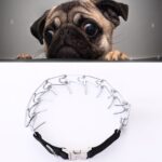 Perros para mascotas Collar de metal de alta calidad Cadena ajustable Collar de cadena para perros de entrenamiento específico, Tamaño: 4.0 mm * 60 cm