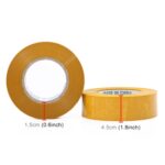 Rollo de cinta adhesiva para embalaje, sellado de paquete, 12 Uds., 45mm de ancho y 15mm de espesor, 45mm Width 15mm Thickness (Yellow) - Imagen 4