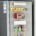 Estante de almacenamiento de refrigerador de múltiples capas Estante lateral Soporte de pared lateral Organizador de cocina multifunción Hogar, Tamaño: 25 x 9,5 x 62 cm