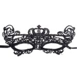 Máscara de corona de encaje de dama sexy para fiesta de disfraces de Halloween, Crown - Imagen 2