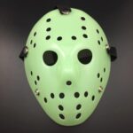 Máscara de Jason gruesa y fresca para fiesta de Halloween, Fluorescent Green - Imagen 2