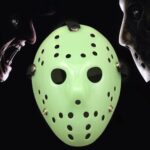 Máscara de Jason gruesa y fresca para fiesta de Halloween, Fluorescent Green - Imagen 4
