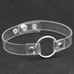 Pulsera con cuello de cuero redondo punk punk de moda japonesa Harajuku de 3 piezas - Imagen 2