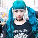 Pulsera con cuello de cuero redondo punk punk de moda japonesa Harajuku de 3 piezas - Imagen 5