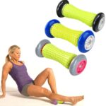 Rueda para el cuidado de la salud de yoga, rueda para masaje de manos y pies, cuello, pierna lumbar, entrega de color aleatorio, longitud: 17 cm