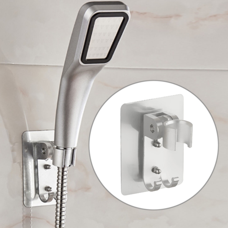HC9495.jpg Soporte de cabezal de ducha de aluminio espacial de 2 piezas Soporte de ducha de baño ajustable sin rastros - Imagen 1