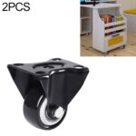 Rueda direccional silenciosa de la mesa de centro del gabinete de los muebles de 2 PCS 2 pulgadas