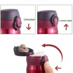 Botella de vacío portátil creativa de acero inoxidable de 450 ml, 450ml (Black), 450ml (Gold), 450ml (Blue), 450ml (Red), 450ml (White), 450ml (Wine Red) - Imagen 4