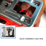 Sierra de calar de 220 V Sierra eléctrica para trabajar la madera Herramientas eléctricas Motosierra multifunción Sierras de mano Máquina de corte de madera con láser y hoja de sierra 10, enchufe de la UE - Imagen 4