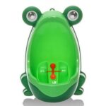 Inodoro con orinal montado en la pared para niños con forma de rana de dibujos animados - Imagen 2
