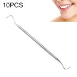 Herramientas de dentista de sonda Big Bend de acero inoxidable de 10 piezas