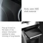 XIAOMI ORIGINAL VOLTAJE VOLTAJE Universal Ajuste a prueba de agua Triple Rotary Doble Anillo Hoja de afeitado Cabeza de afeitar eléctrica Afeitadora recargable para hombres - Imagen 4