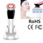Instrumento de belleza Facial BLK-D818 instrumento de rejuvenecimiento de la piel de Color frío y caliente instrumento de introducción de belleza de microcorriente EMS, BLK-D818  (White)