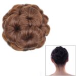 30M33 # Peluca Cabeza de bola Flor Horquilla Bolsa para el cabello Peluca Diadema para novia