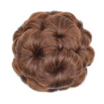 30M33 # Peluca Cabeza de bola Flor Horquilla Bolsa para el cabello Peluca Diadema para novia - Imagen 2