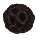 Peluca con cabeza de bola, horquilla de flor, bolsa para el pelo, diadema para peluca para novia, 2M33# - Imagen 2
